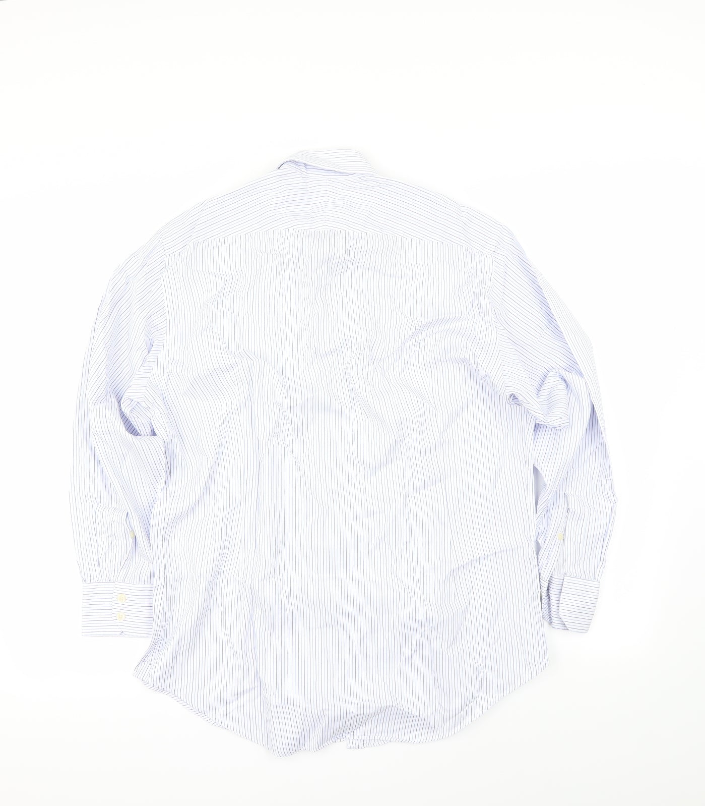 Mens UK Size 34 Hawes & Curtis Blue  Button-Up Long Sleeve Casual Shirt