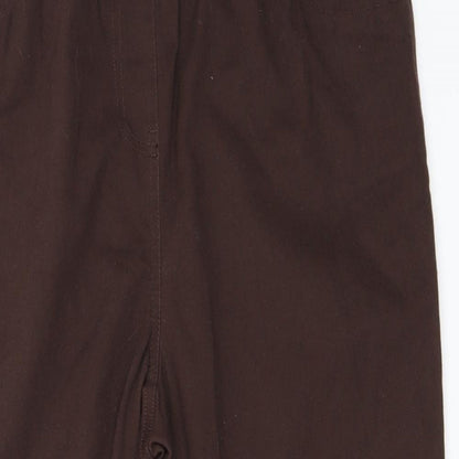 BM Womens Brown   Trousers  Size 12 L22 in