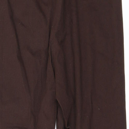 BM Womens Brown   Trousers  Size 12 L22 in