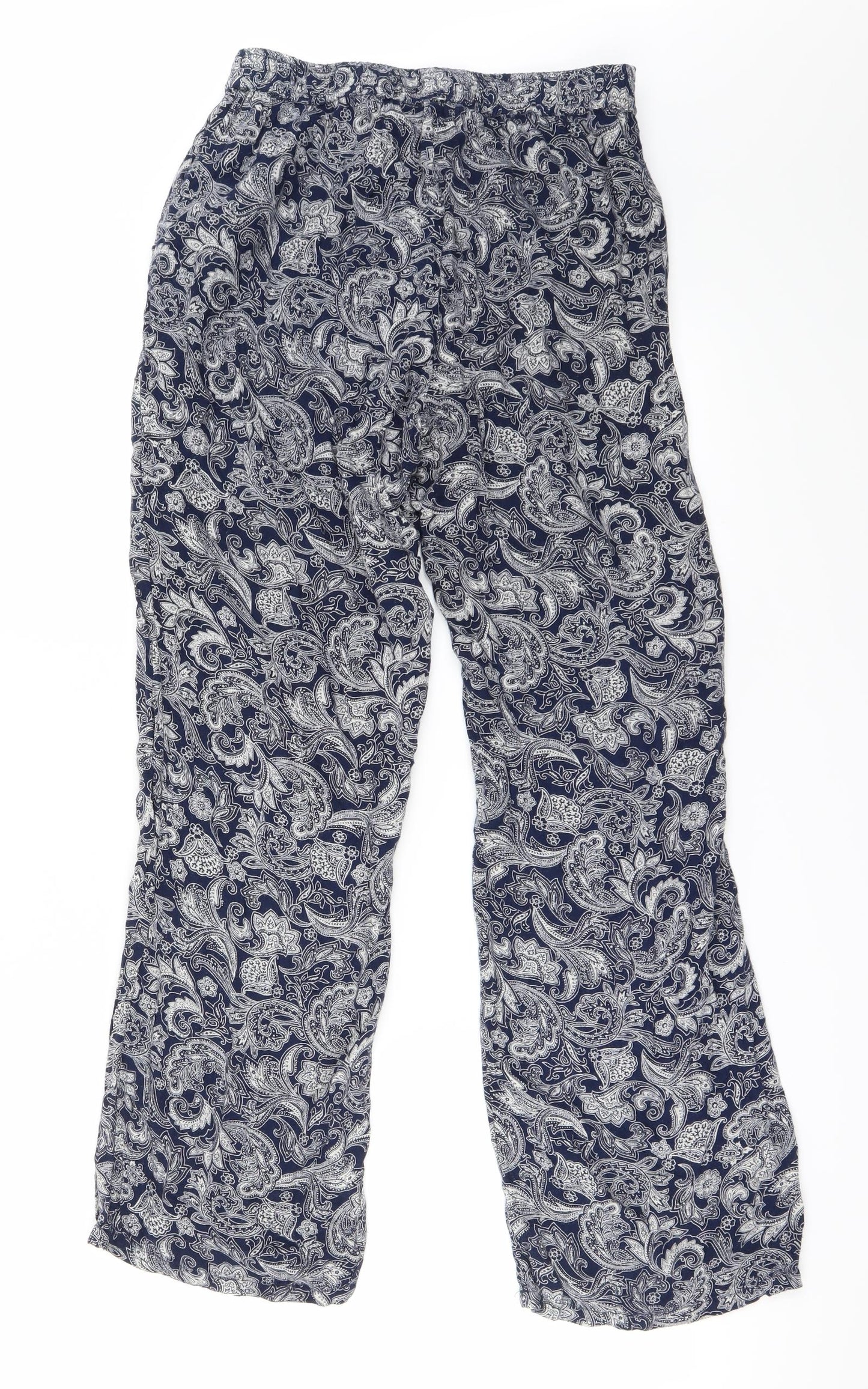 louise marnay Womens Blue Floral  Trousers  Size 12 L25 in