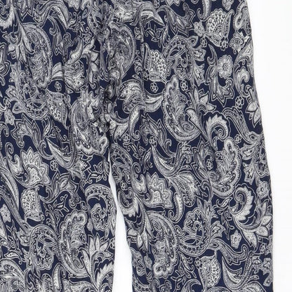louise marnay Womens Blue Floral  Trousers  Size 12 L25 in