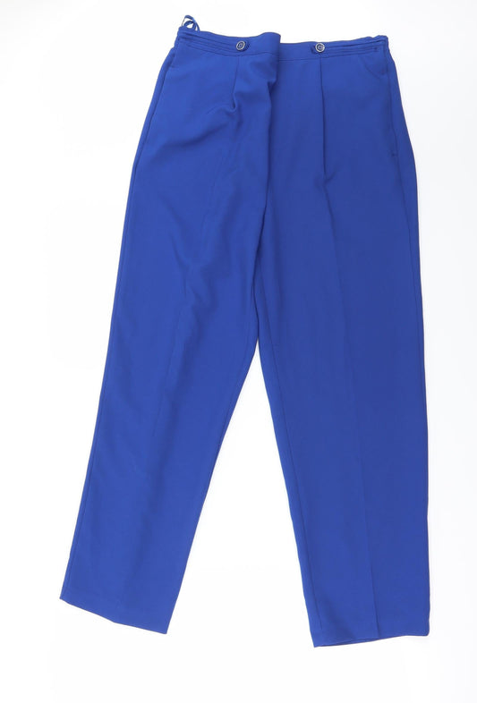 BM Womens Blue   Trousers  Size 12 L27 in