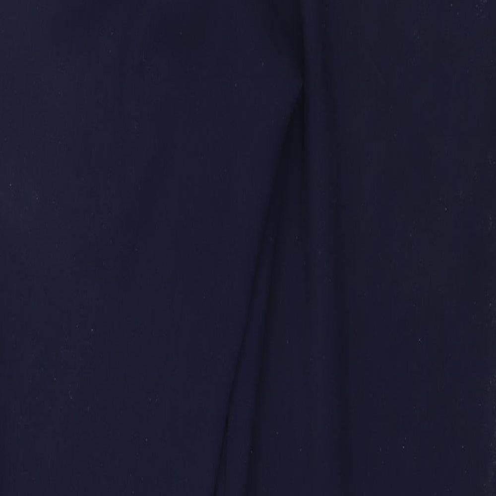 Topshop Womens Blue   Trousers  Size 6 L27 in