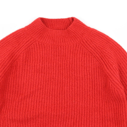Primark Womens Red  Knit Pullover Jumper Size 4