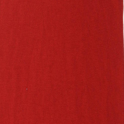 Caishangfeng Womens Red  Knit Jumper Dress  Size L