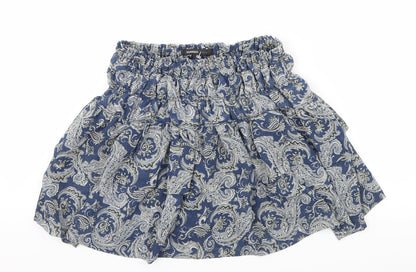 Mango Womens Blue   Mini Skirt Size S