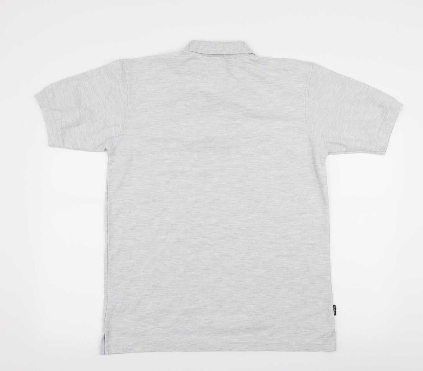 Umbro Mens Grey  Jersey  Polo Size M