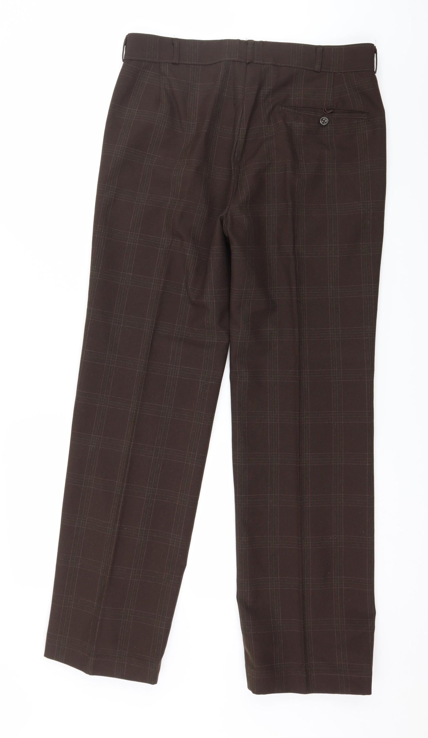 Womens UK Size 32 in Preworn Regular Fit  Brown Trousers
