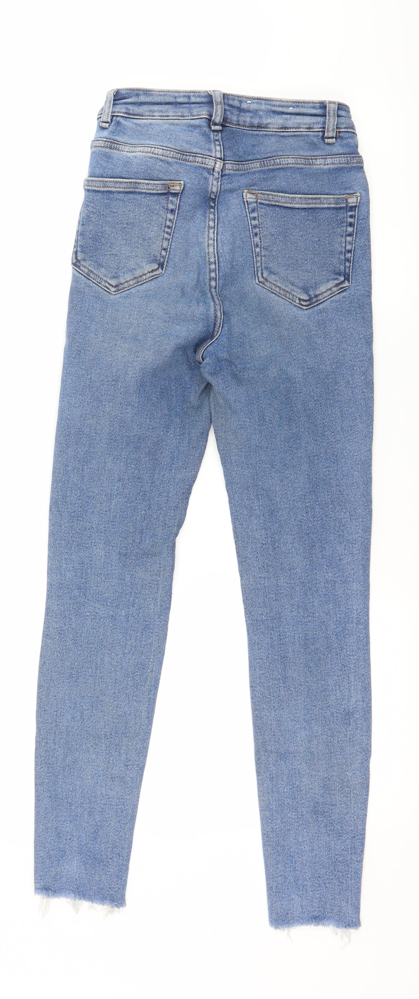 New Look Womens Blue  Denim Skinny Jeans Size 6 L26 in