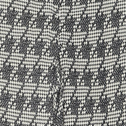 Topshop Womens Ivory Houndstooth  Cropped Trousers Size 10 L23 in