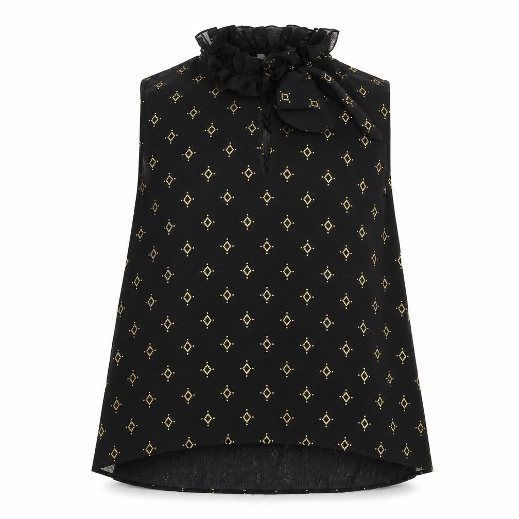 Womens UK Size 40 H&M Black Basic Blouse