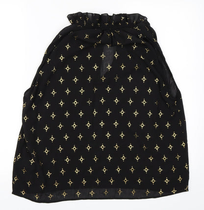 Womens UK Size 40 H&M Black Basic Blouse