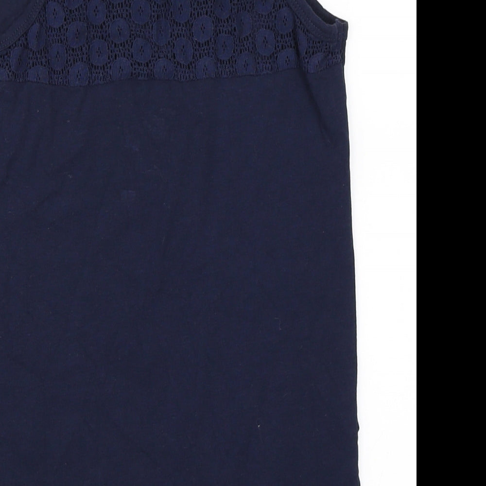 Primark Womens Blue   Basic Tank Size M