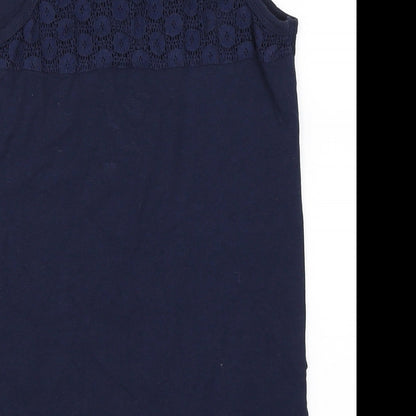 Primark Womens Blue   Basic Tank Size M