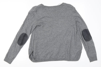 H&M Womens Grey   Pullover Jumper Size S