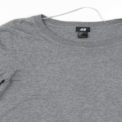H&M Womens Grey   Pullover Jumper Size S