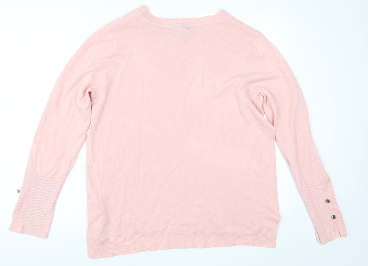Primark Womens Pink   Pullover Jumper Size L