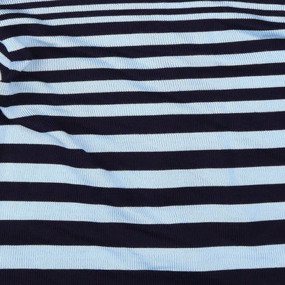 Paramour Womens Blue Striped  Cardigan Jumper Size S