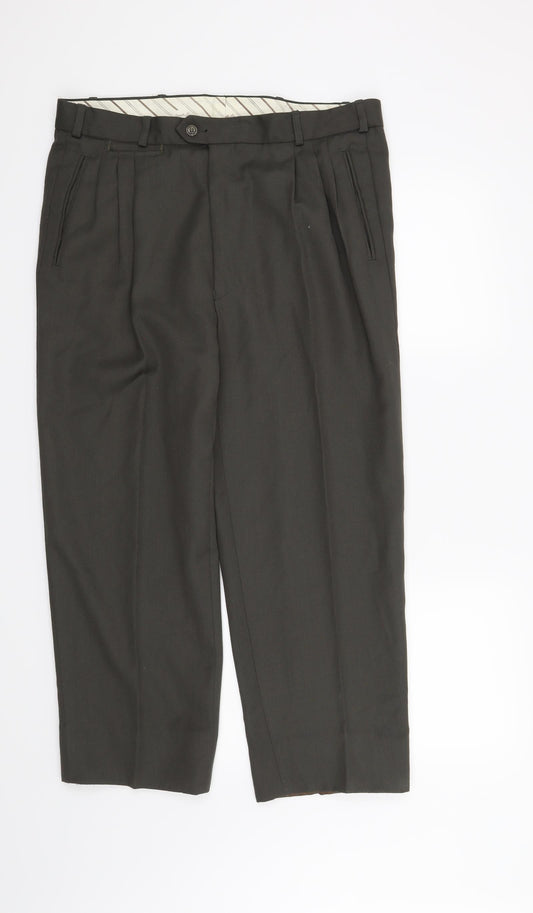 Preworn Mens Green   Trousers  Size 36 in L27 in