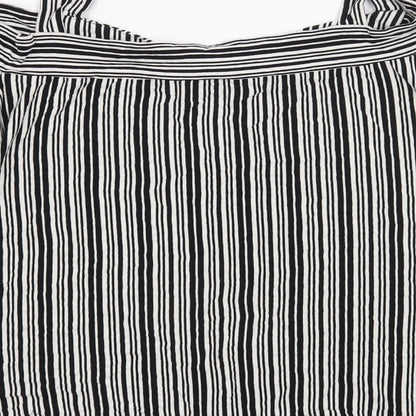 Womens UK Size 16 F&F Black Basic Blouse