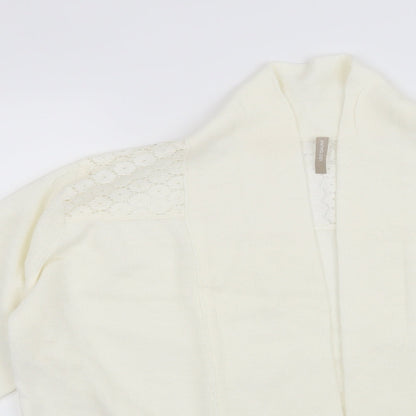 Anthology Womens Ivory Floral  Cardigan Jumper Size 16