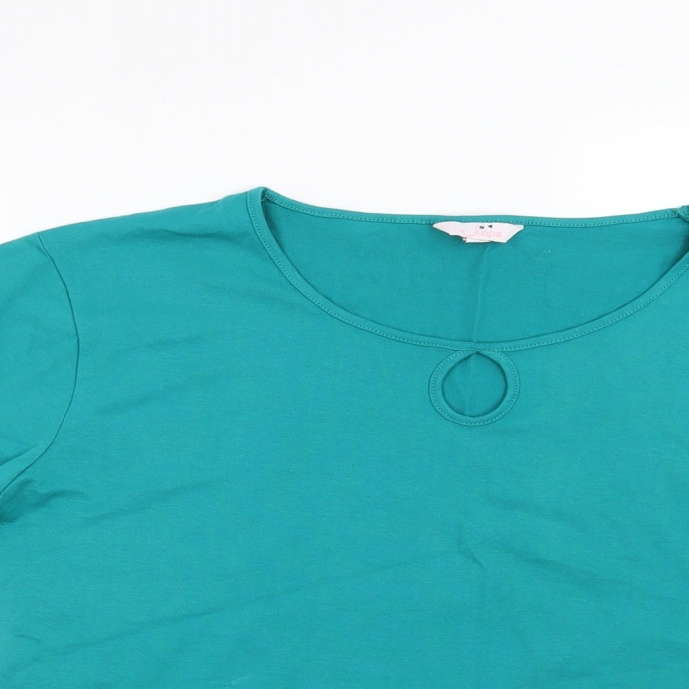Julipa Womens Green   Basic Blouse Size 18