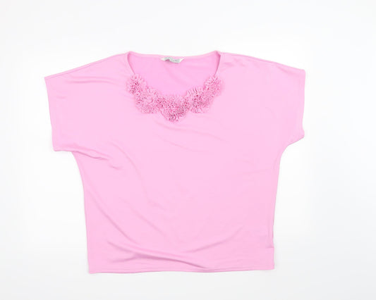 Nightingales Womens Pink   Basic Blouse Size 18