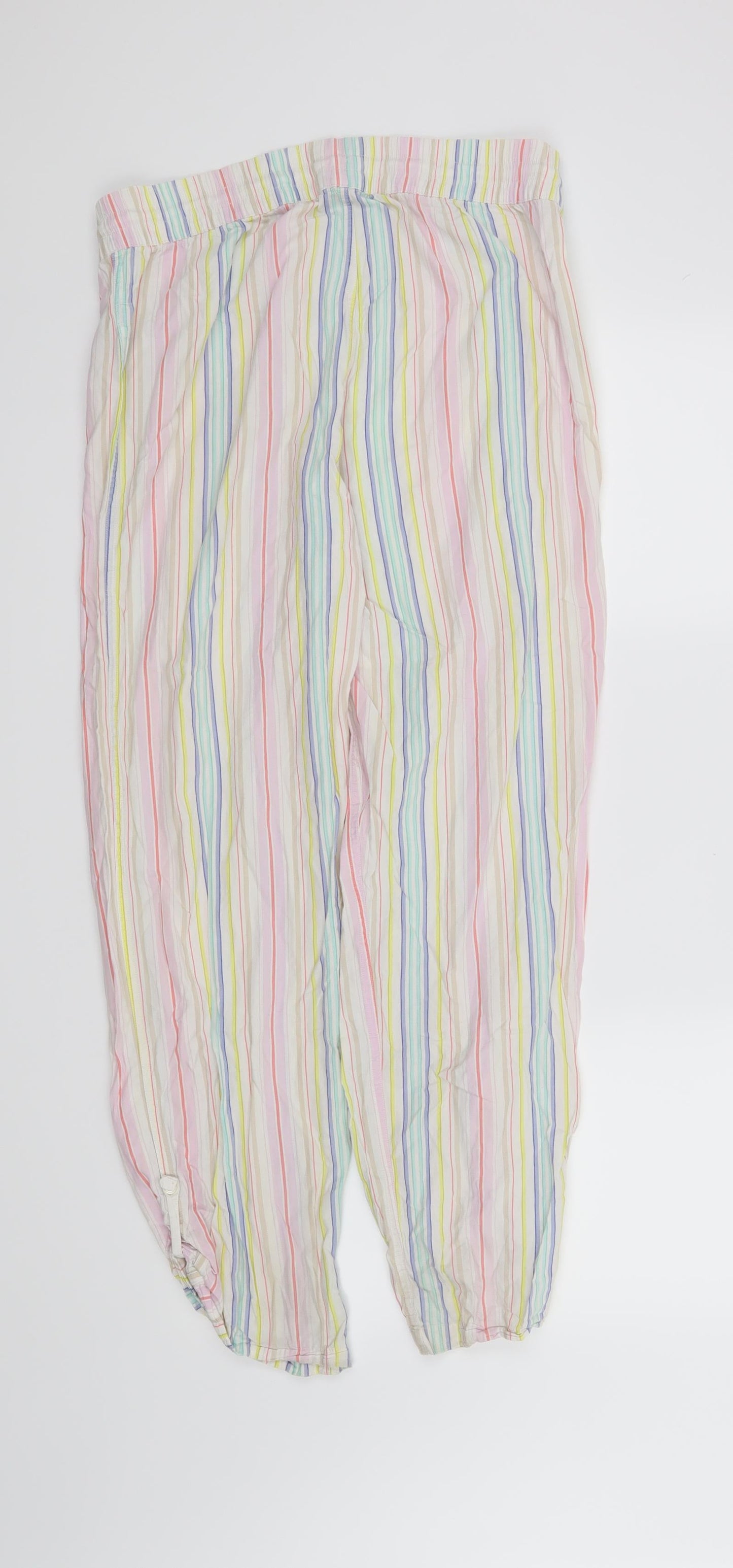 Gap Womens White Striped  Trousers  Size S L30 in