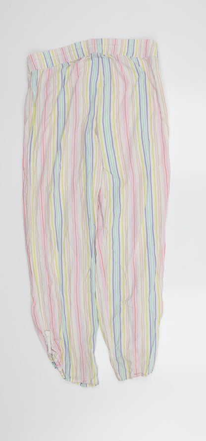Gap Womens White Striped  Trousers  Size S L30 in