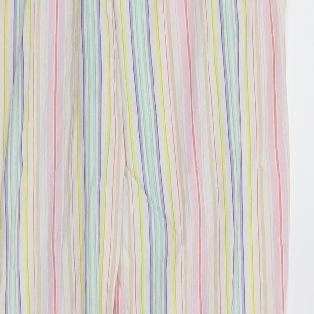 Gap Womens White Striped  Trousers  Size S L30 in