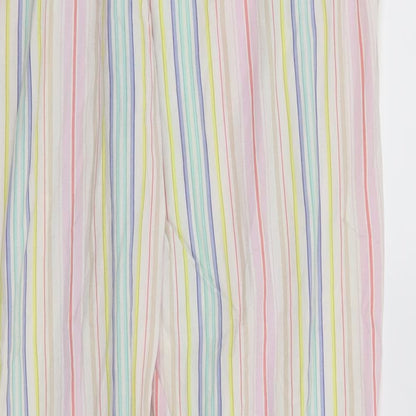 Gap Womens White Striped  Trousers  Size S L30 in