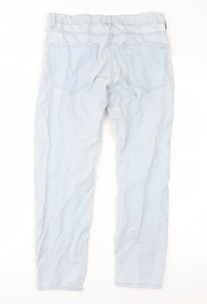 FOREVER 21 Womens Blue  Denim Cropped Jeans Size 30 in L24 in