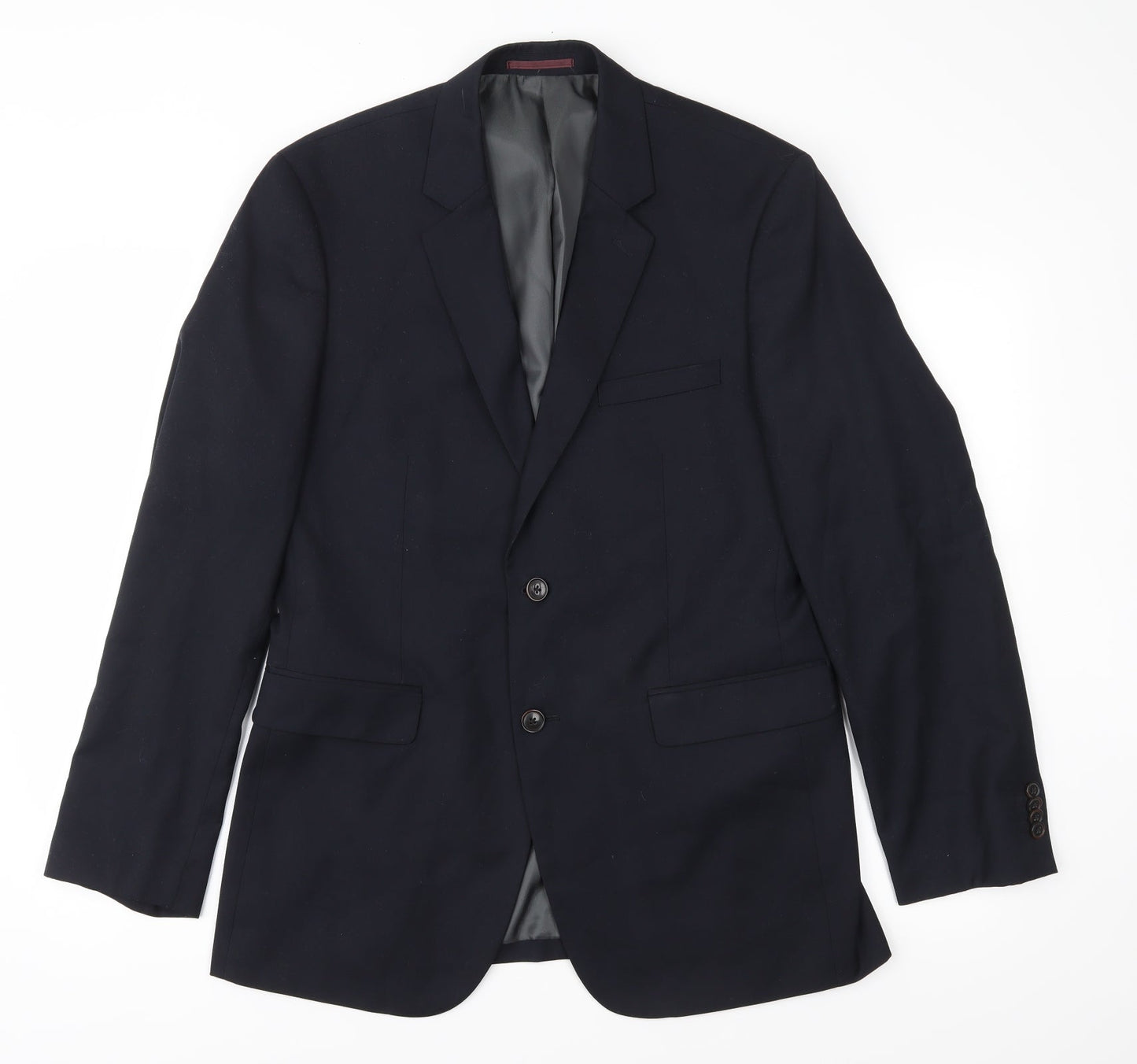 Mens UK Size 40 Jack Reid Regular Blue Suit Jacket