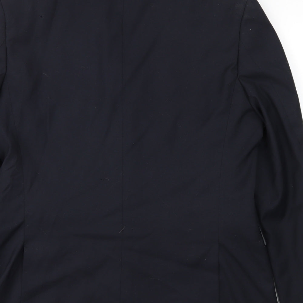 Mens UK Size 40 Jack Reid Regular Blue Suit Jacket