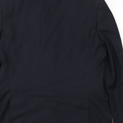 Mens UK Size 40 Jack Reid Regular Blue Suit Jacket