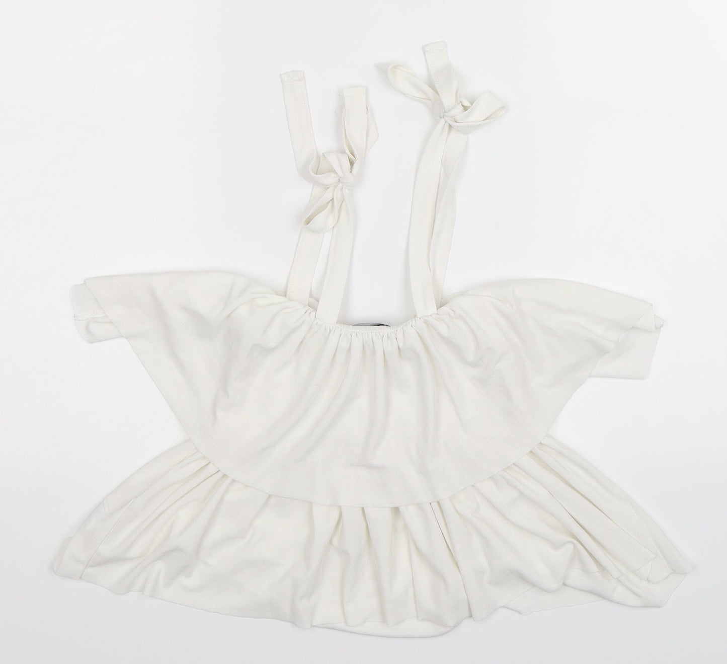 Womens UK Size 10 New Look White Basic Blouse