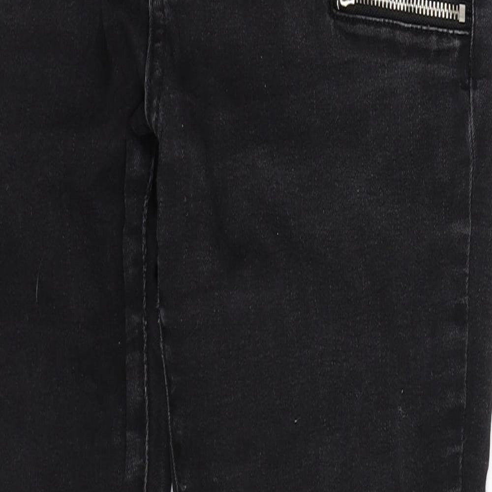 Denim Co Womens Black  Denim Skinny Jeans Size 10 L28 in