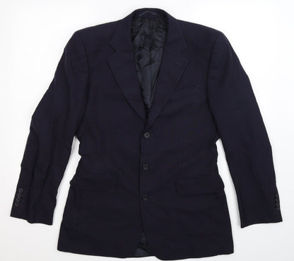 Mens UK Size 38 Roderick Charles Regular Blue Suit Jacket