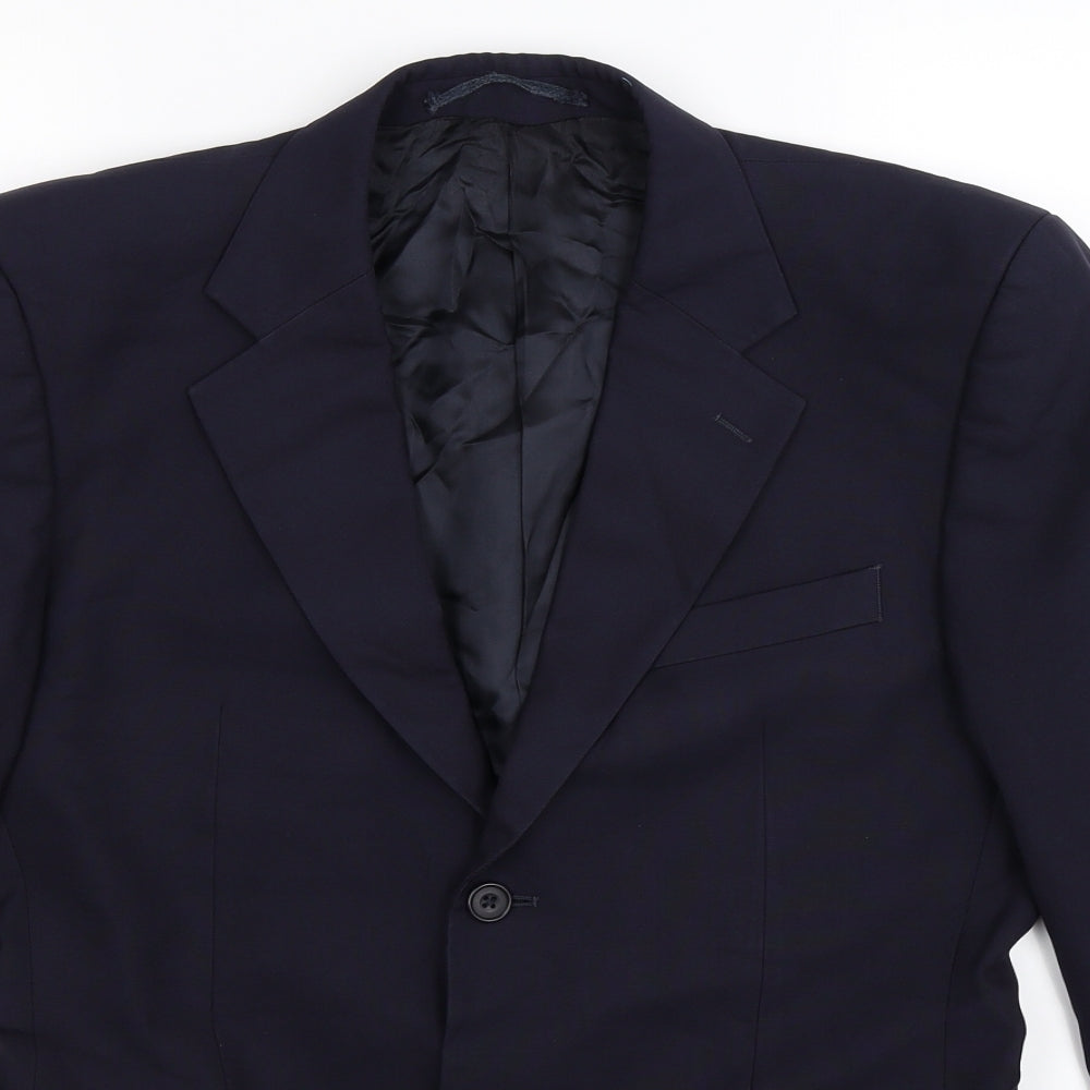 Mens UK Size 38 Roderick Charles Regular Blue Suit Jacket