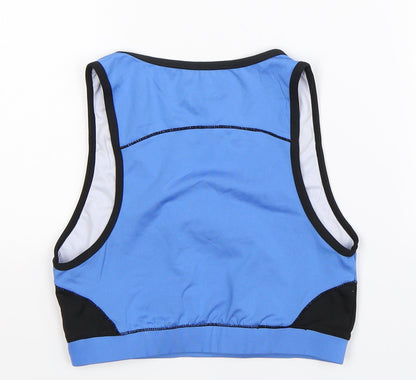 Tom Franks Womens Blue   Cropped Tank Size S