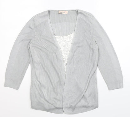 Marks & Spencer Womens Grey  Knit Pullover Jumper Size 8