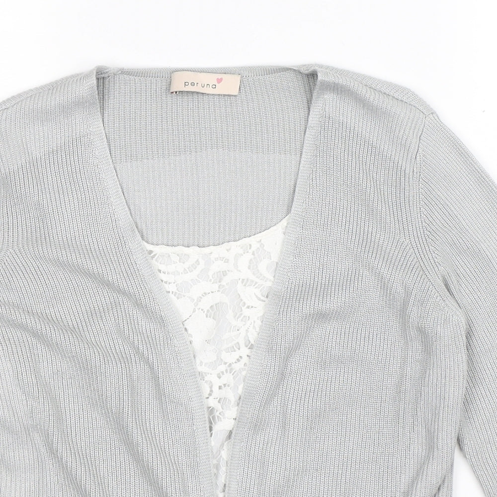 Marks & Spencer Womens Grey  Knit Pullover Jumper Size 8
