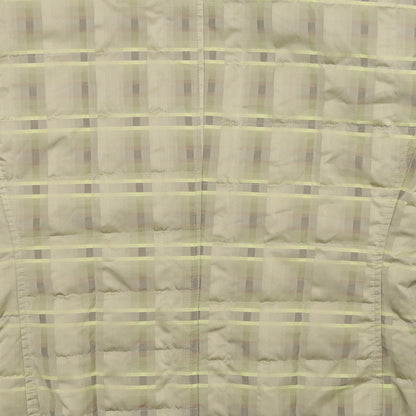 DELMOD Womens Beige Check  Jacket  Size 16