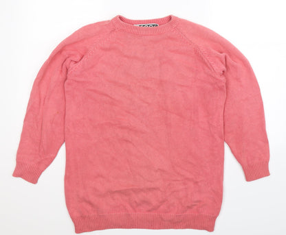 Cooc Womens Pink  Knit Pullover Jumper One Size
