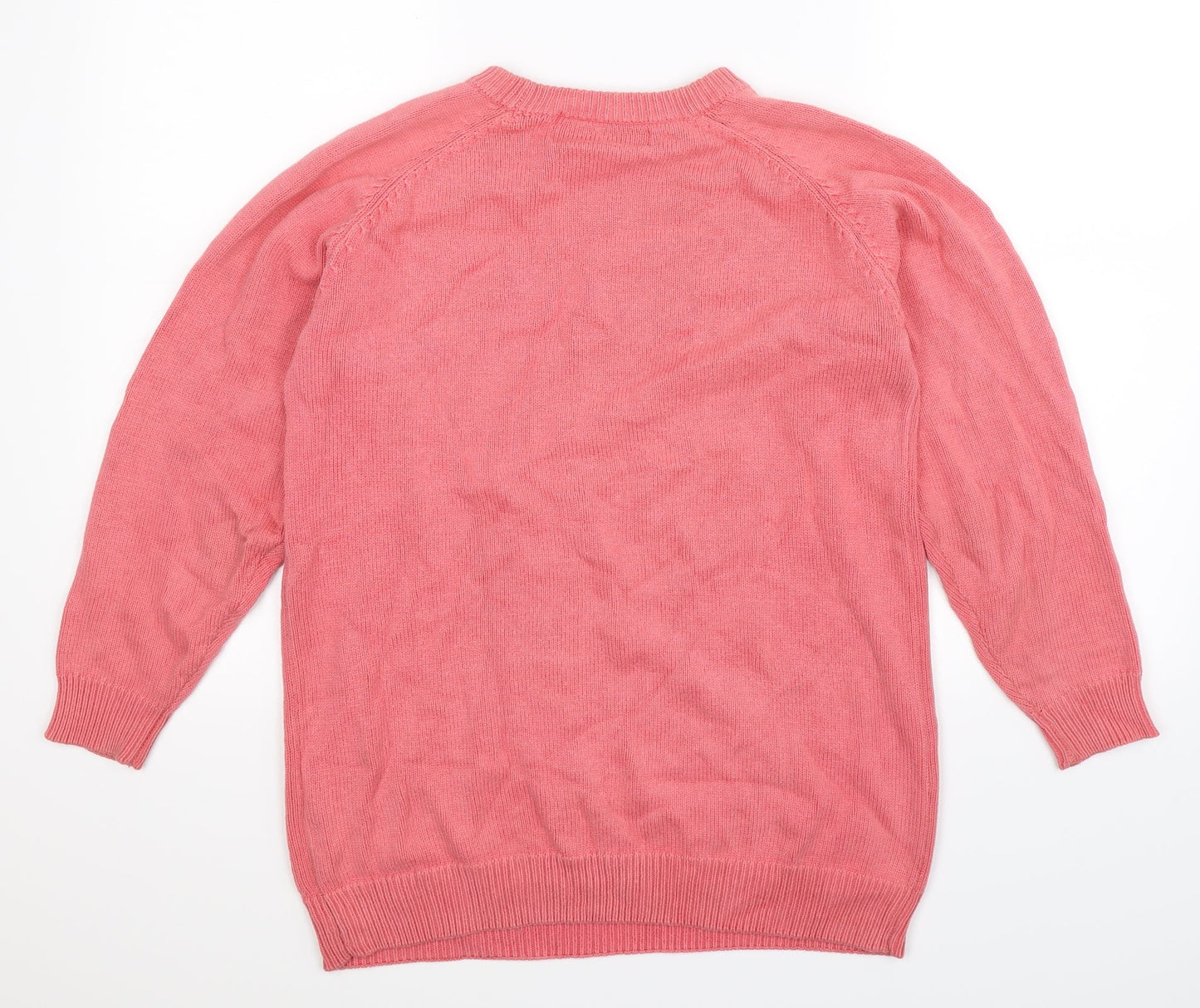 Cooc Womens Pink  Knit Pullover Jumper One Size