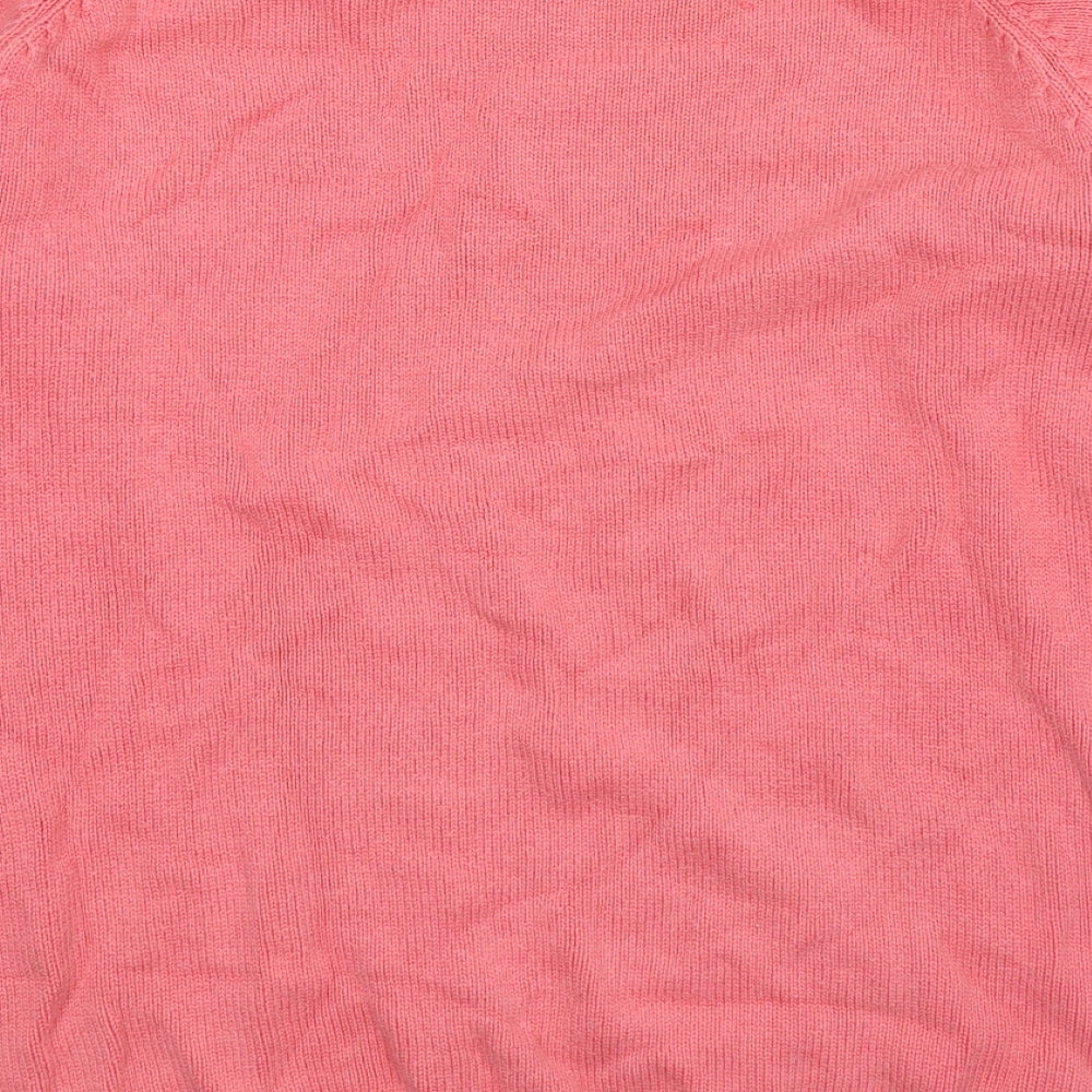 Cooc Womens Pink  Knit Pullover Jumper One Size
