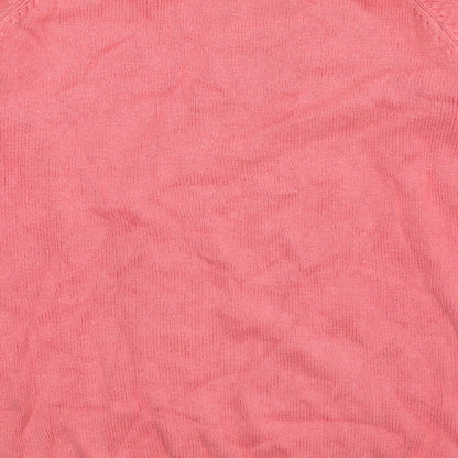 Cooc Womens Pink  Knit Pullover Jumper One Size
