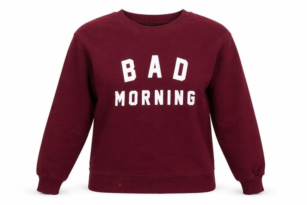 Womens UK Size S Bershka Purple Pullover Sweatshirt