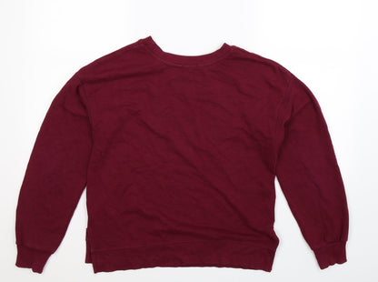 Bershka Womens Purple   Pullover Sweatshirt Size S