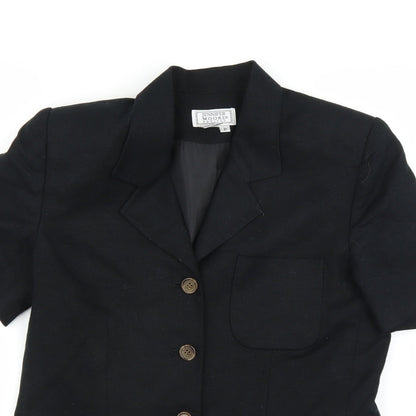 Jennifer Moore Womens Black   Jacket Blazer Size 8